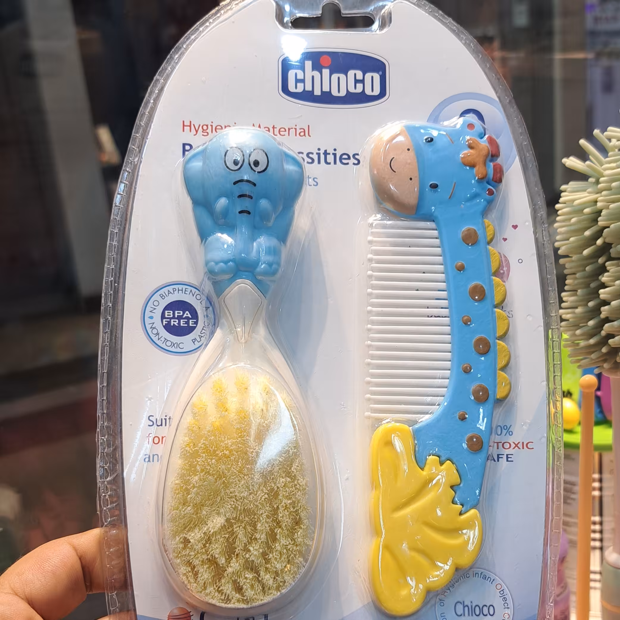 شانه برس چیوکو مخصوص نوزادی دارای انواع طرح و رنگ