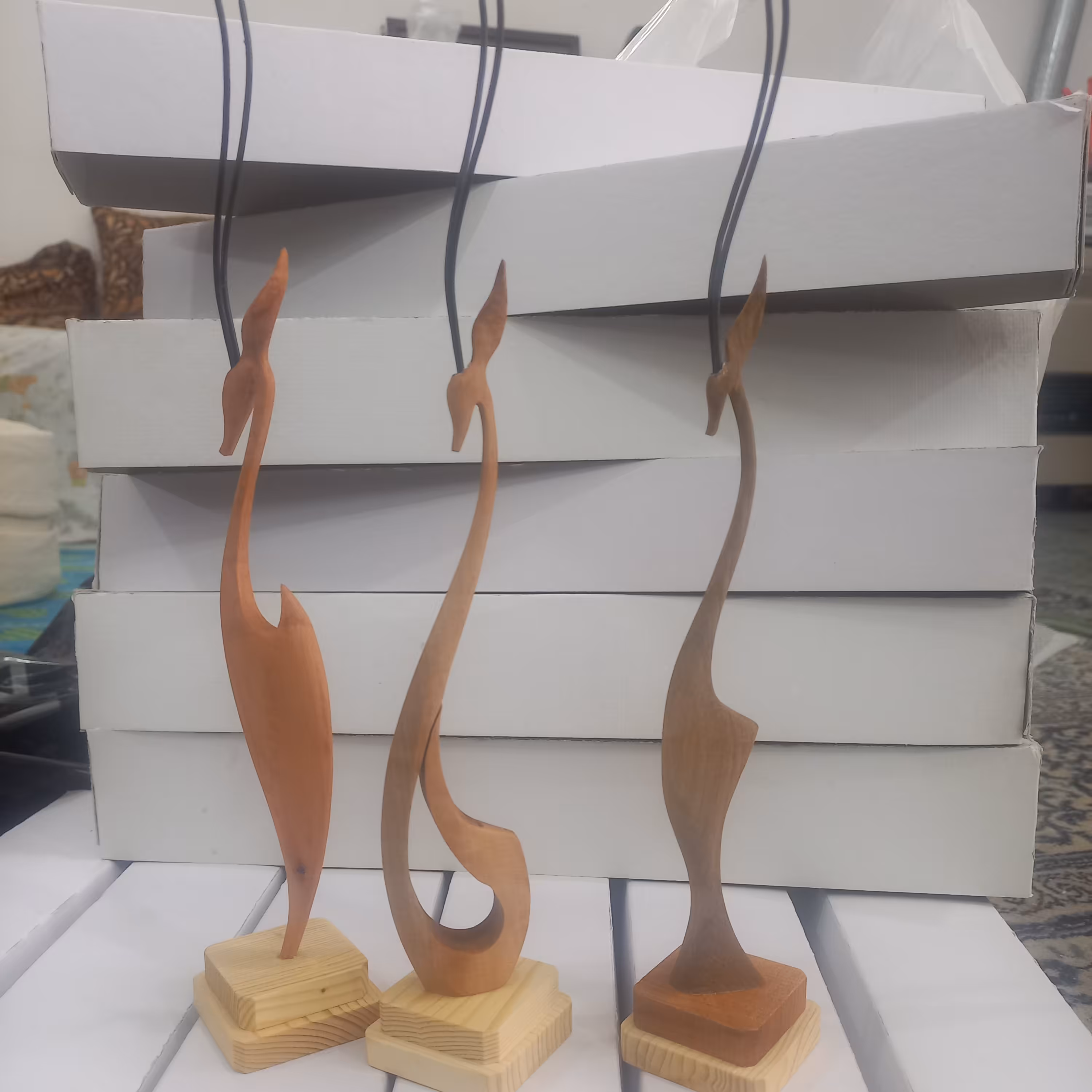 غزال چوبی جهت دکوری منزل و محل کار 