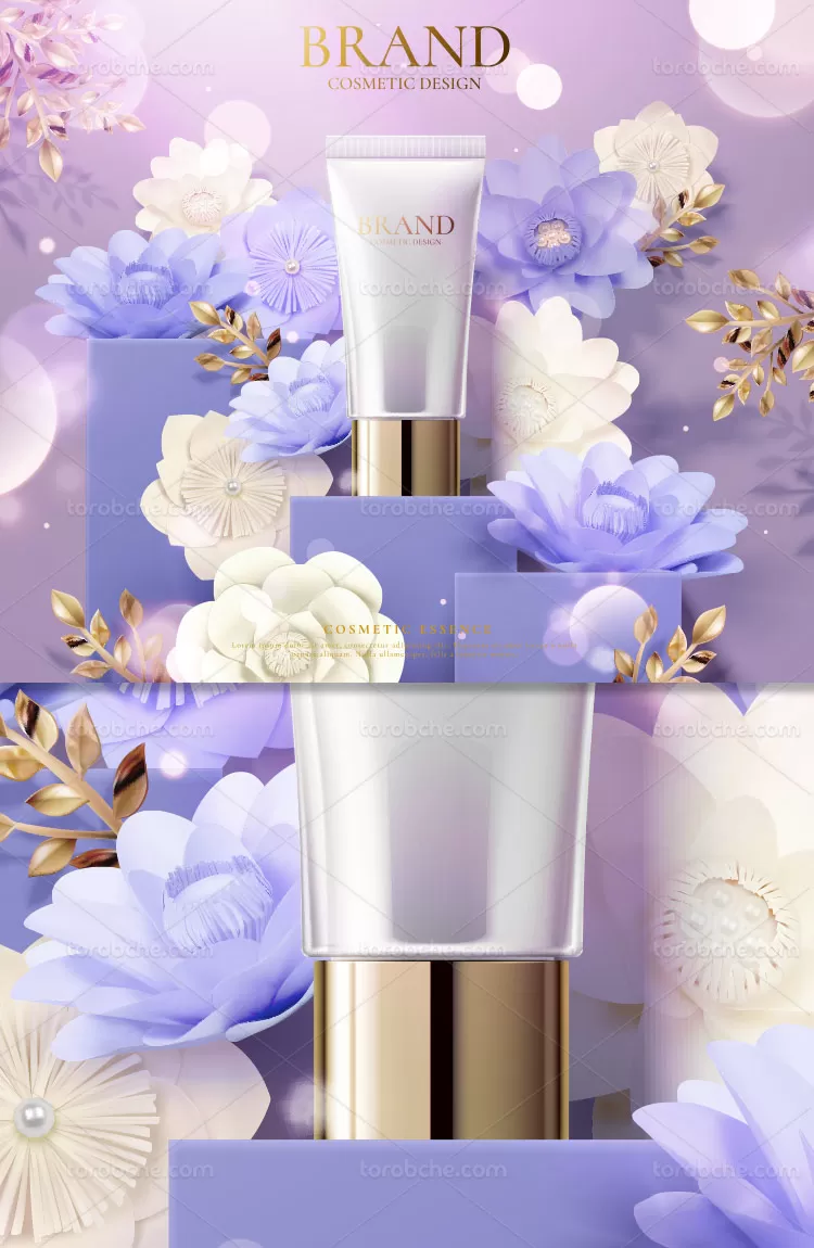 وکتور تبلیغاتی کرم تیوپی | گرافیک با طعم تربچه