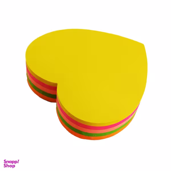 کاغذ یادداشت چسب دار طرح قلب کد 110876