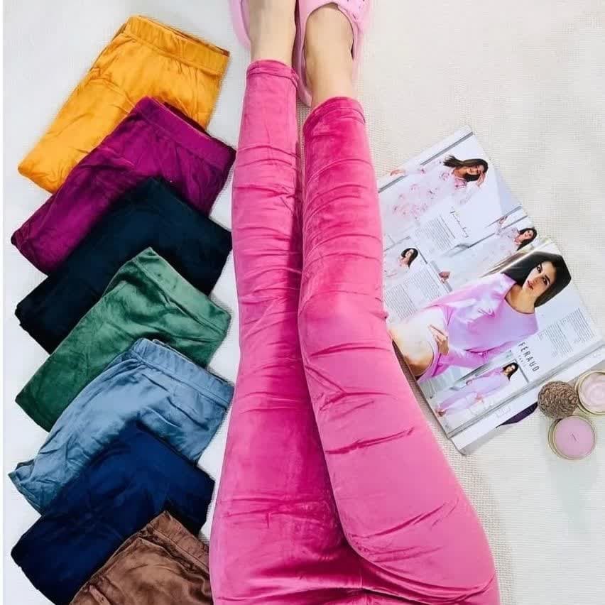 شلوار مخمل ساده گرم بالا. جنس عالی و رنگبندی جذاب