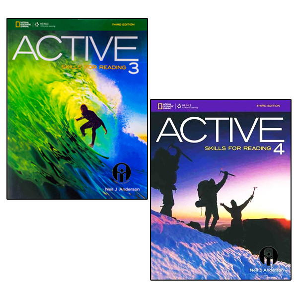 کتاب Active Skills For Reading اثر Neil J Anderson انتشارات الوندپویان جلد 3 و 4