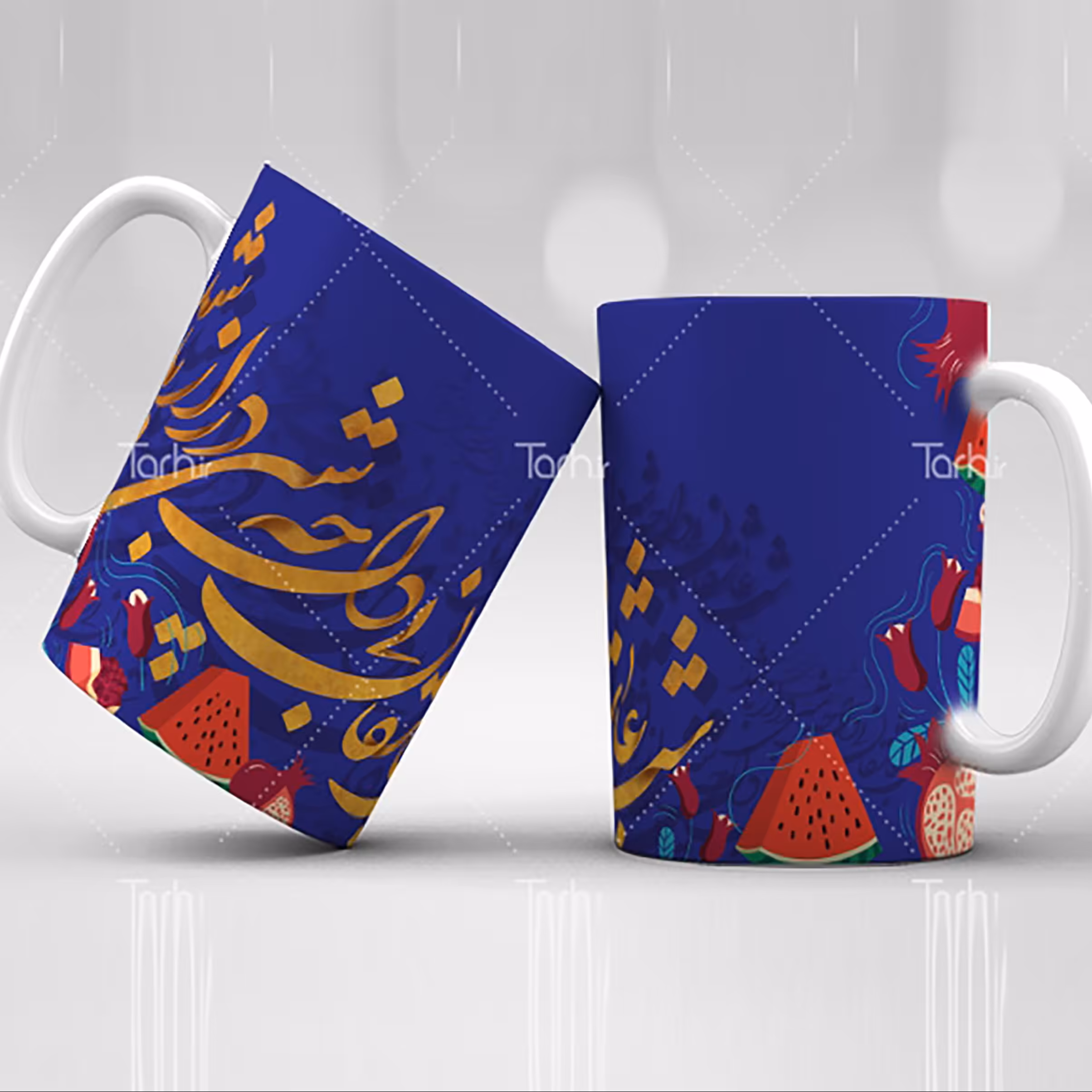 ماگ  یلدا -طرح شب یلدا  با امکان چاپ طرح ارسالی از طرف شما  کد72