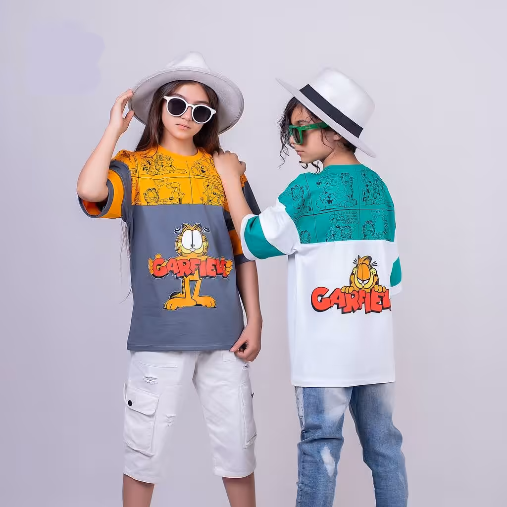 تیشرت لش بچگانه طرح گارفیلد