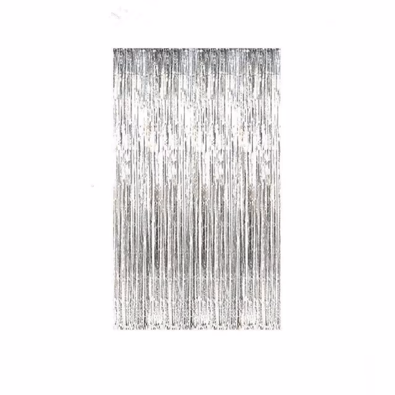 پرده ریسه ای رنگ نقره ای