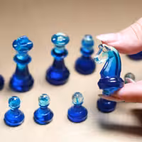 مهره شطرنج 32 عددی رنگ سفارشی  همراه جعبه