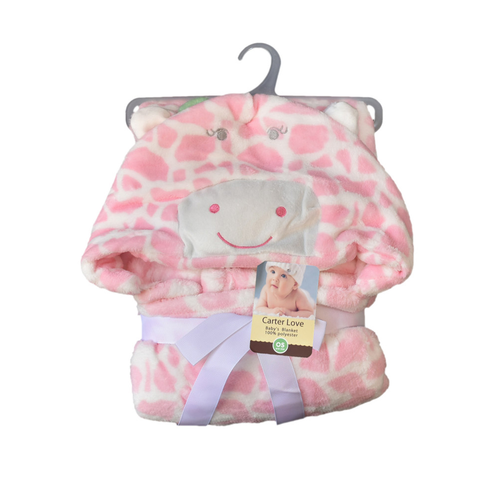 پتو نوزاد کلاه دار کارترز carter's سایز 80x80 سانتی متر