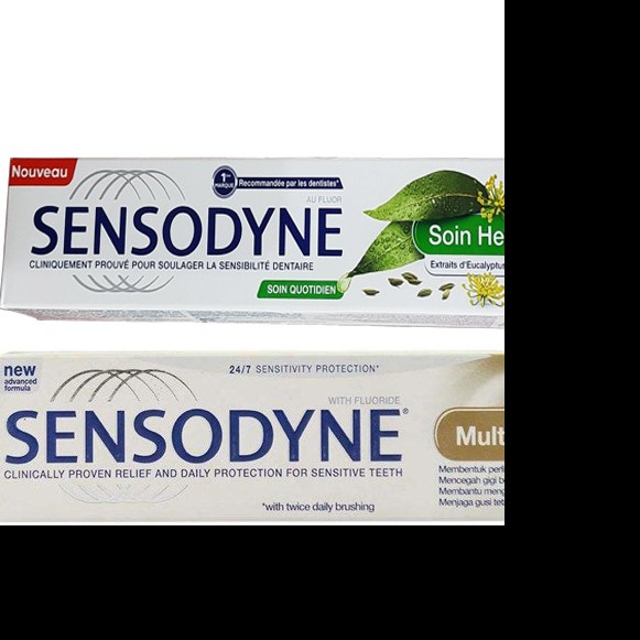 خمیر دندان سنسوداین مدل Soin Herbal حجم 75 میلی لیتر به همراه خمیر دندان سنسودای
