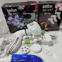 پک حرفه ای اپیلاتورو 5کاره و فیس براش 3کاره براون مدل silk.epil7