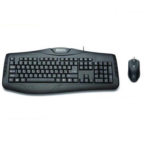 کیبورد و ماوس سادیتا مدل SKM-1655 با حروف فارسی