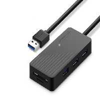 هاب یواس بی و کارتخوان یوگرین Ugreen CR132 3-Ports USB 3.0 Hub With Card Reader