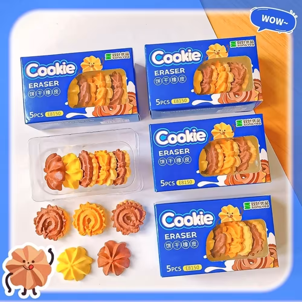 پاکن طرح شیرینی کوکی بسته 5 عددی