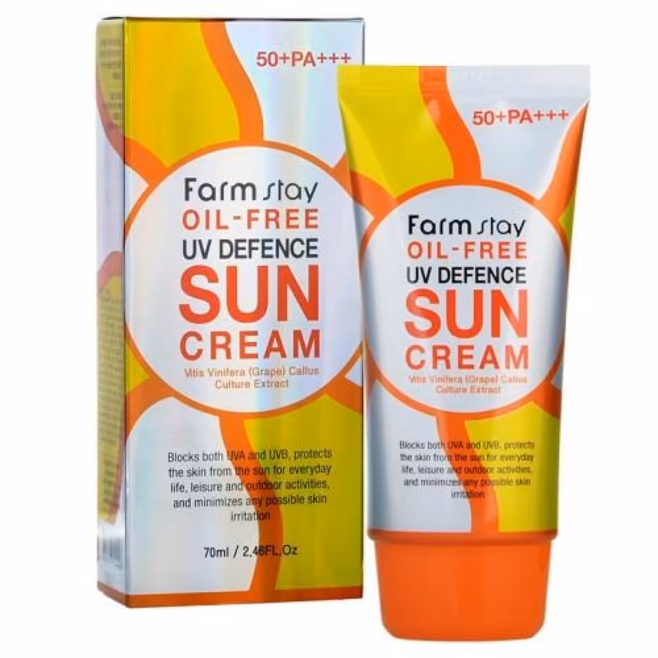 کرم ضد آفتاب فارم استی مدل بدون چربی SPF 50 وزن 70 گرم