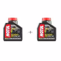 روغن و مکمل موتور 5000 10W40 سیکلت 2 لیتری Motul