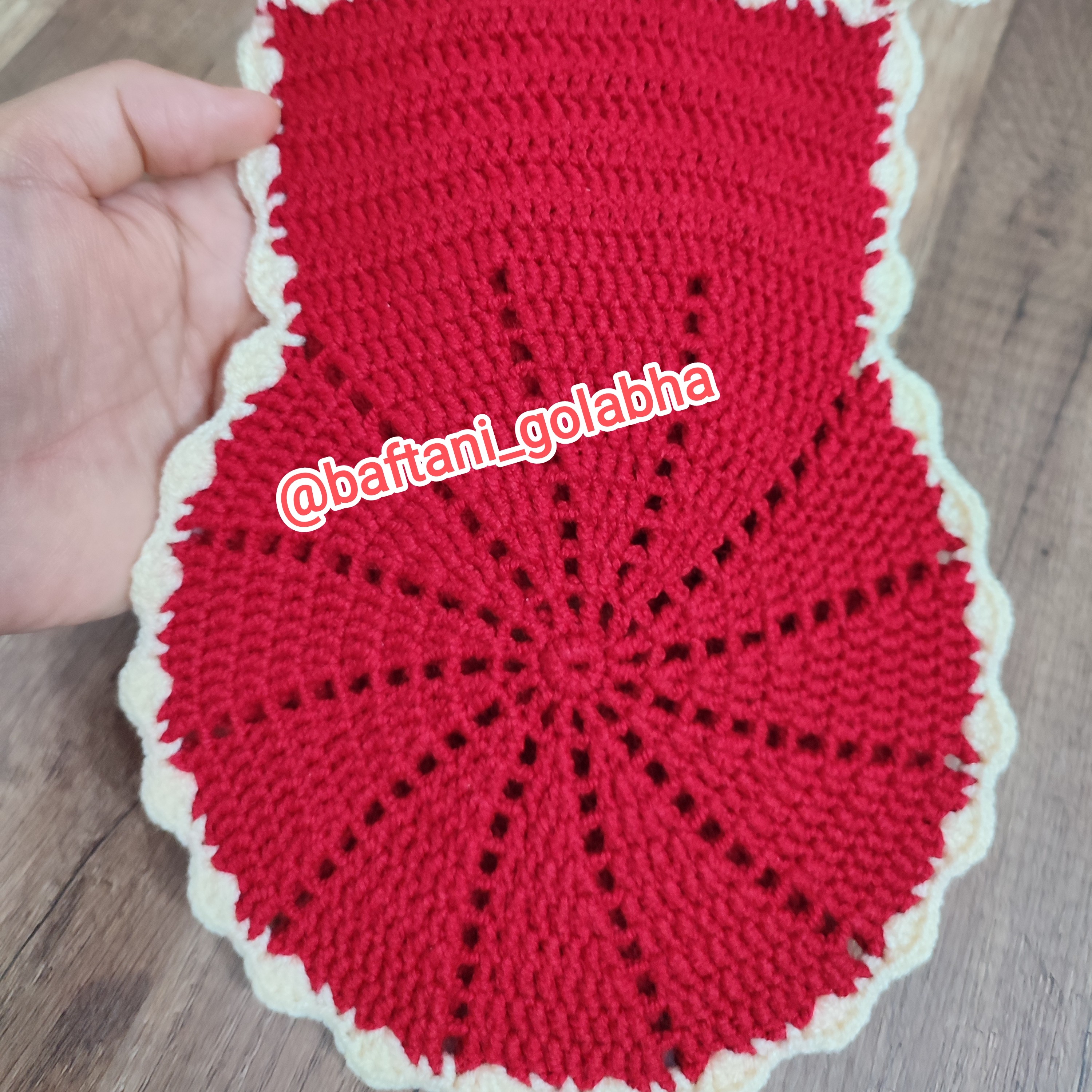 لیف حمام بافتنی چرخشی بافته شده با کاموا اکریل تاب 