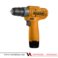 دریل پیچ گوشتی شارژی 12 ولت تک باطری اینکو مدل CDLI12428