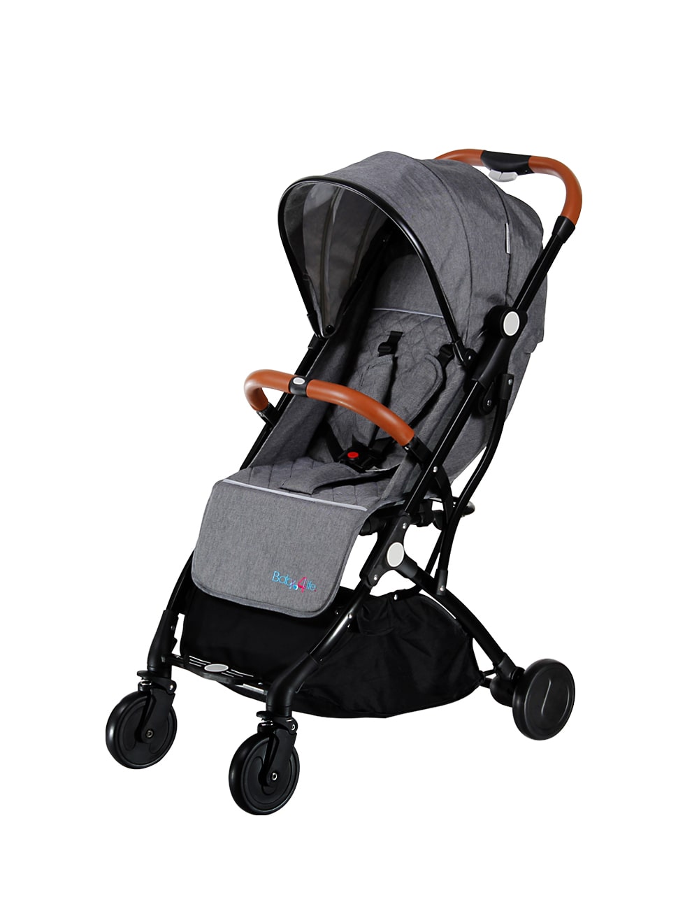 کالسکه مسافرتی baby 4 life مدل tr18 رنگ dark gray - کالسکه بی بی فور لایف | بدو نی نی