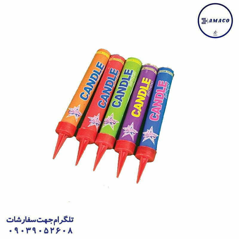 آبشار روی کیک 5 عددی 10 سانت تولد