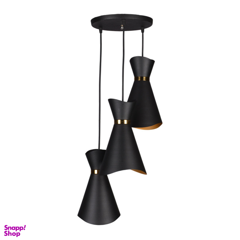 چراغ آویز سه شعله چشمه نور کد Q4806/3BK