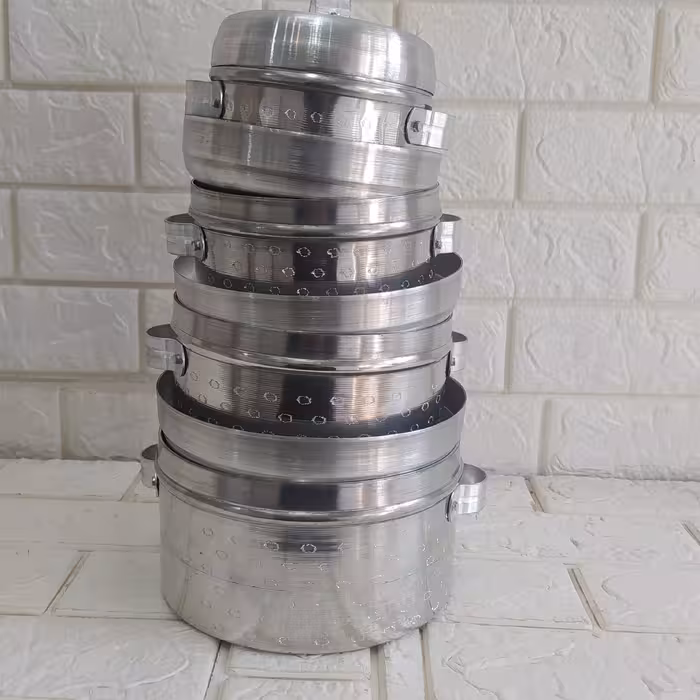 قابلمه روحی عربی  طرح دار سوزنی 4عددی کوچیک  کیفیت خوب 