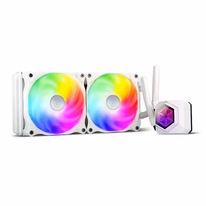 خنک کننده پردازنده مایع سیلوراستون مدل SST-PF240-ARGB