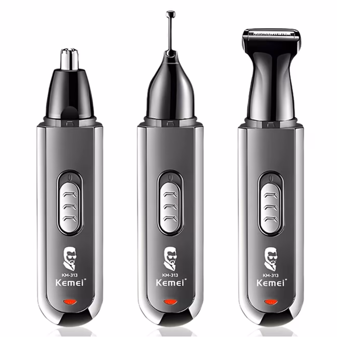 دستگاه اصلاح موی ابرو، بینی و گوش شارژی کمی KM-313