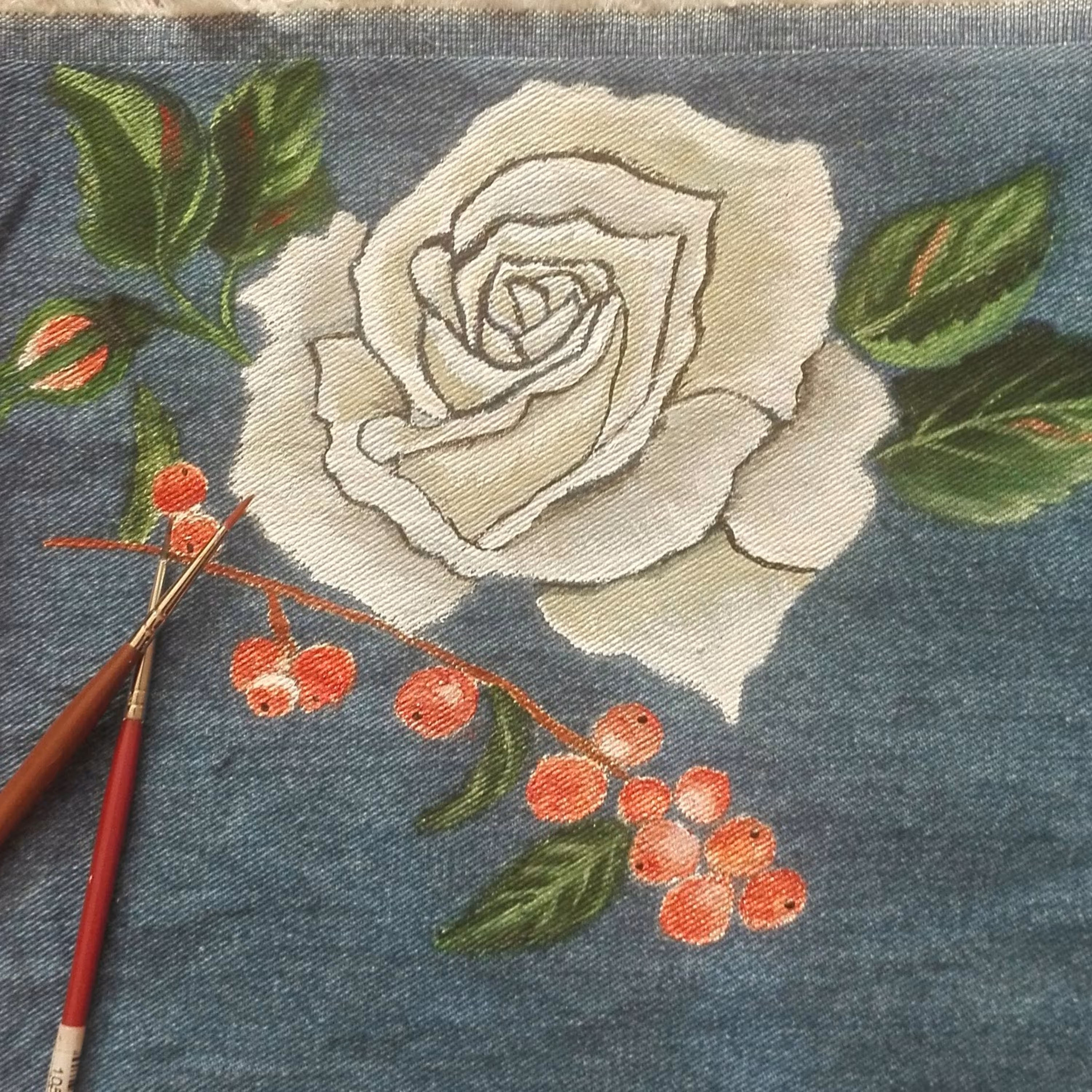 نقاشی روی پارچه و لباس شما 