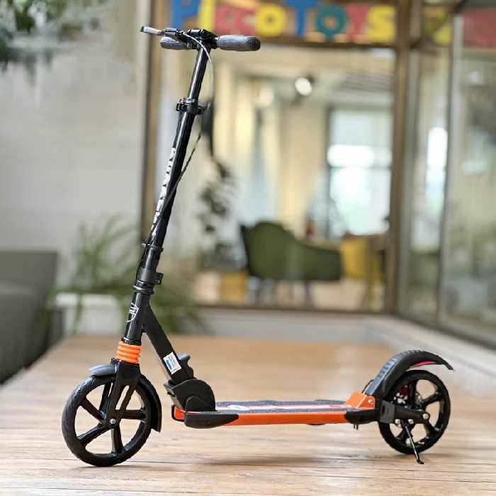 اسکوتر کودک تاشو دوچرخ رنگ مشکی کد P/PC009/ME