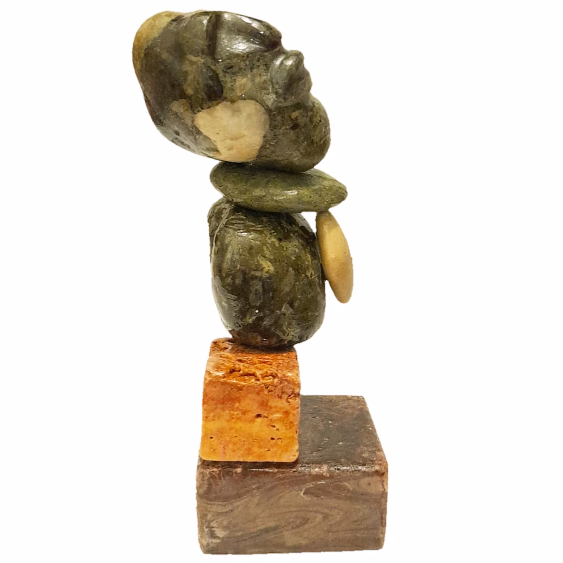 مجسمه سنگی رومیزی سایز 6×6×16 سانت وزن 500 گرم