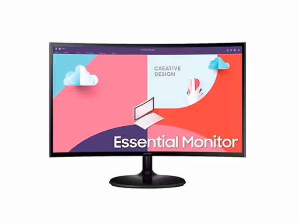 مانیتور منحنی سامسونگ مدل LS24C360 سایز 24 اینچ