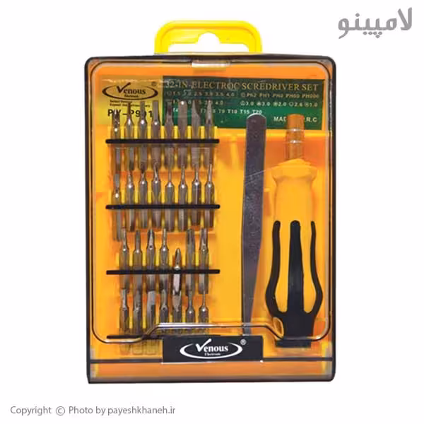 پیچ گوشتی چند کاره ونوس PV-P901