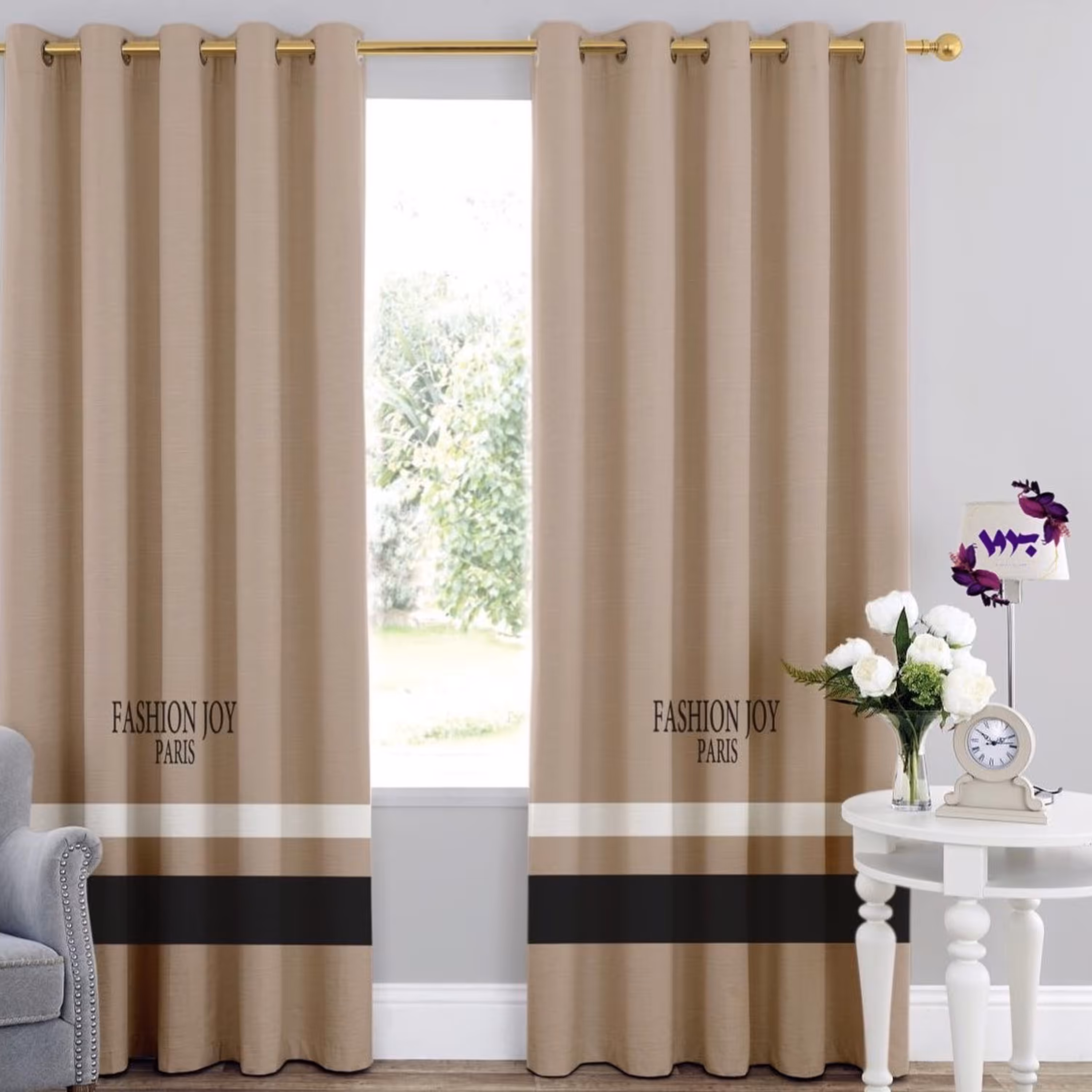 پرده اتاق اسپرت بروا گالری با کیفیت و دوخت 