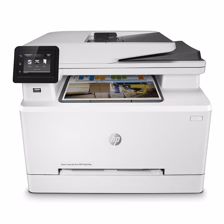 قیمت و خرید پرینتر رنگی 3 کاره لیزری اچ پی مدل LaserJet Pro MFP M281fdn | یاس ارتباط