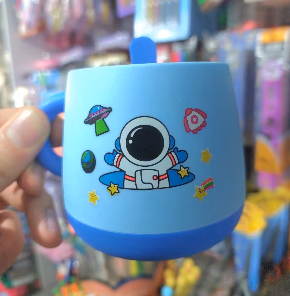 چراغ مطالعه و خواب و جاقلمی طرح ماگ