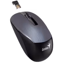 ماوس بی‌سیم جنیوس مدل NX-7015 (خاکستری تیره)