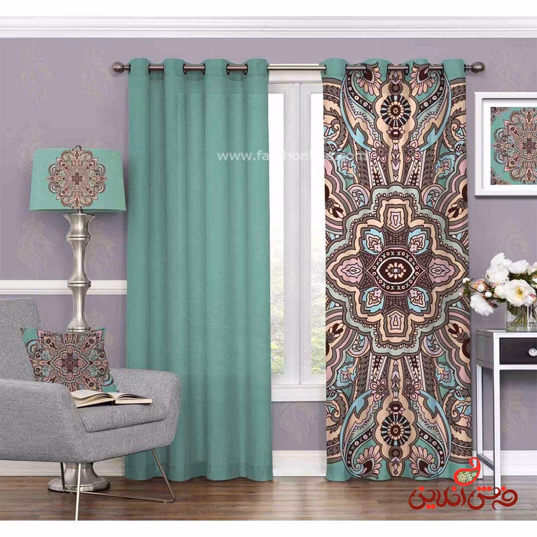 پرده سنتی کد 3319