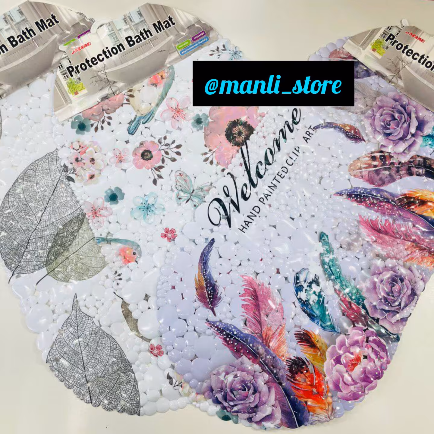 پادری زیر دوشی  طرح سنگ ریزه