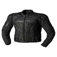 کاپشن موتورسوار مشکی مردانه ژاکت موتور سیکلت تابستانی S1 سیاه RST