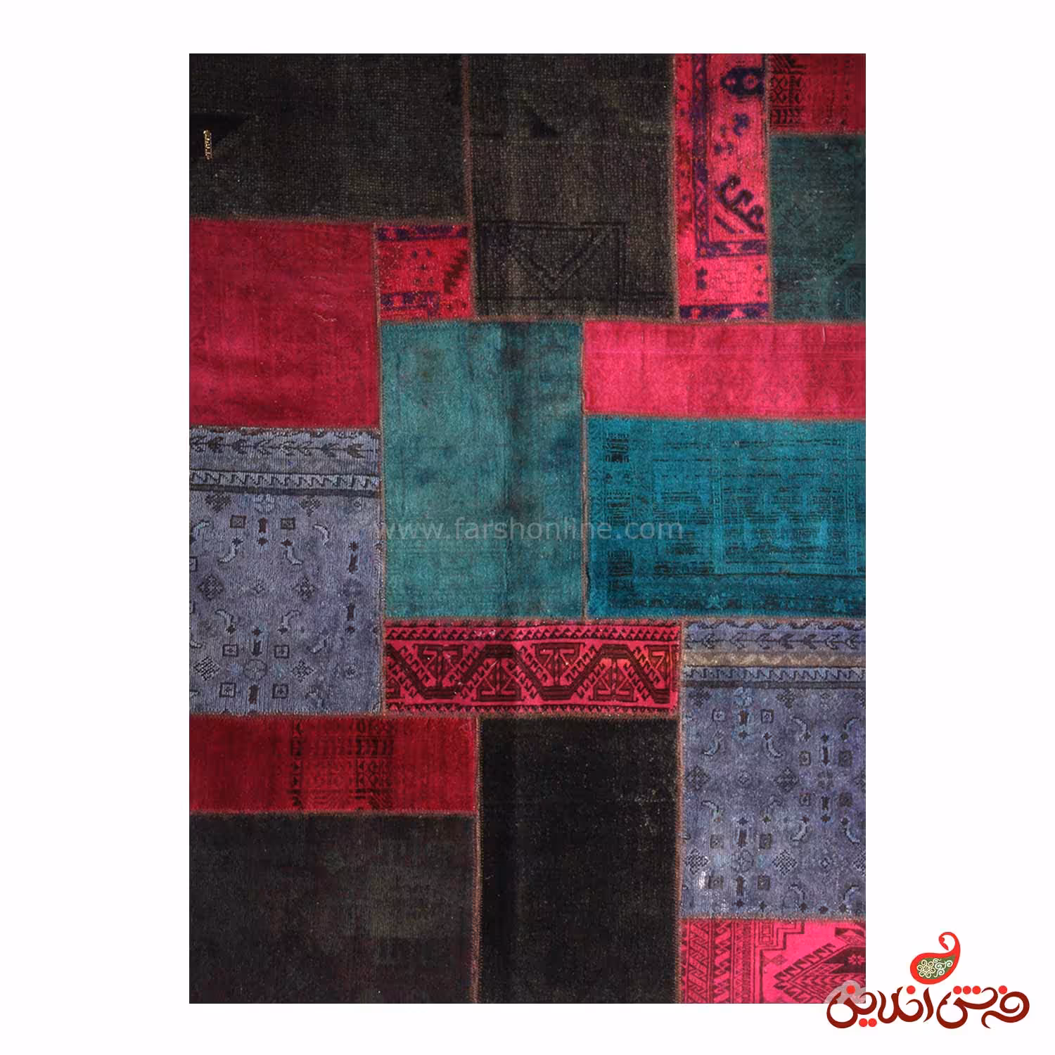 فرش دستباف کلاژ کد 5050