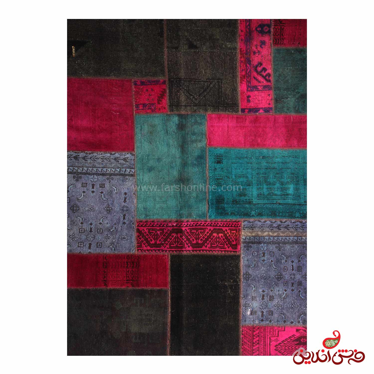 فرش دستباف کلاژ کد 5050