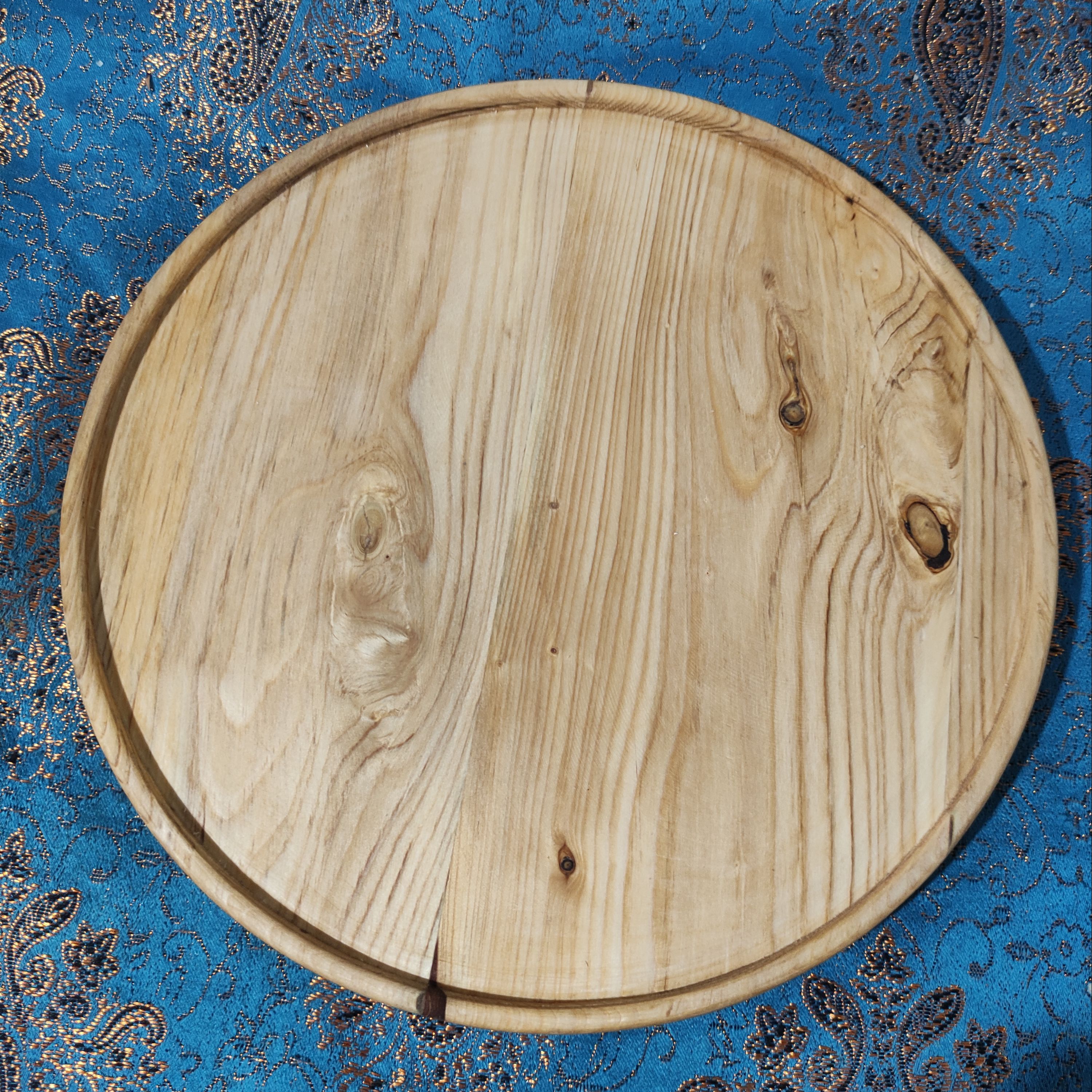 سینی چوبی گردقطر40