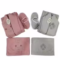 سرویس حوله 8 تکه گلدوزی شده Collezione