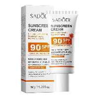 کرم ضد آفتاب سادور Spf 90 مدل آلوورا ویتامین سی وزن 50 گرم
