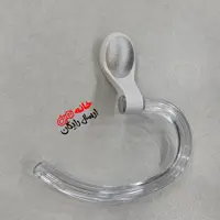 جا حوله حلقه ای آویز بتیس مدل نایس رنگ سفید کروم