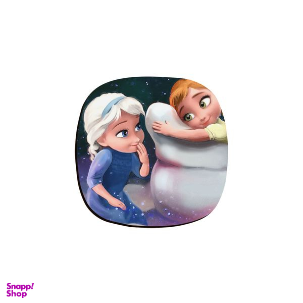 زیر لیوانی ترمه طراحان ایده مدل انیمیشن Frozen02 کد CFP1391 بسته 6 عددی