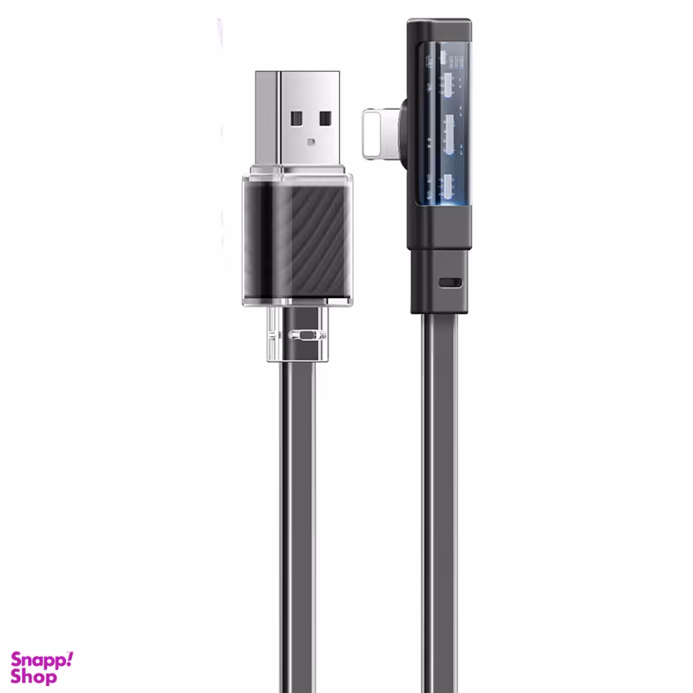 کابل دیتا USB به Lightning مک دودو مدل CA-341 90Transparent طول 1.8 متر