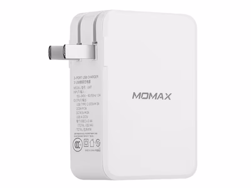 شارژر دیواری سریع مومکس Momax UM7 PD Charger 41W