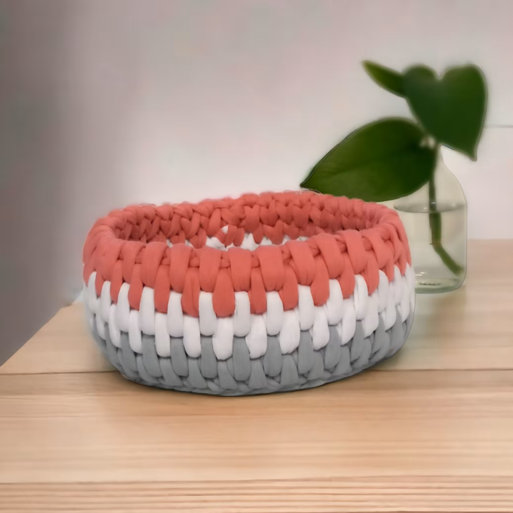 باکس تریکوبافی سایز 15 طوسی صورتی جذاب 