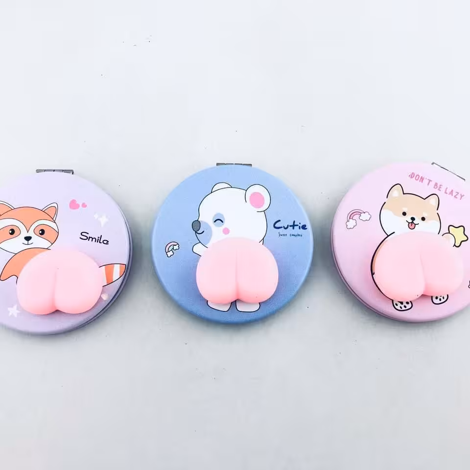 آینه  گرد دوطرفه طرح حیوانات ویشنگ