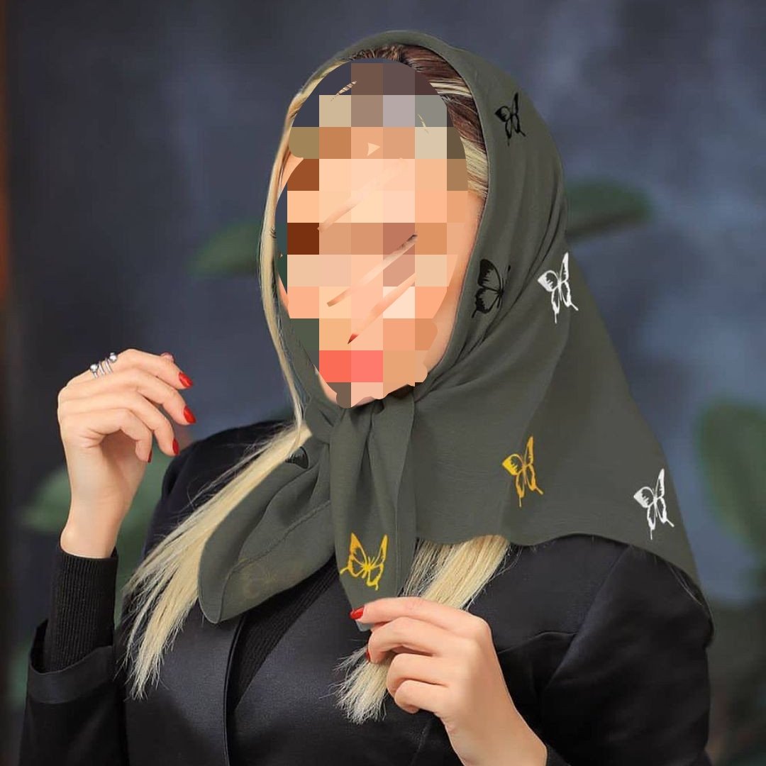 مینی اسکارف نخی پروانه
